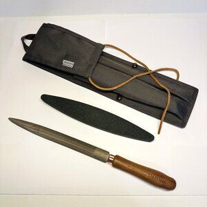 Barebones File and Stone Sharpening Kit with Carrying Case Sheath
